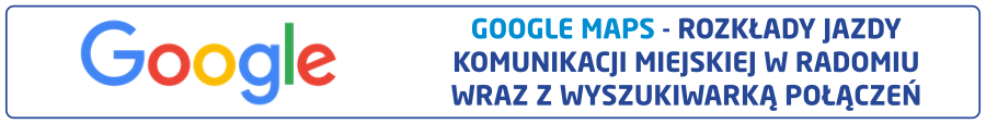 Link do serwisu z rozkładami jazdy Google