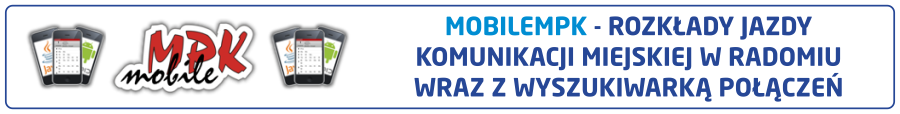 Link do serwisu z rozkładami jazdy mobileMPK