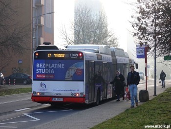 Nowy przystanek autobusowy przy Zbrowskiego.
