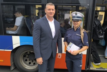 Na zdjęciu Robert Faryna, II Zastępca Dyrektora Miejskiego Zarządu Dróg i Komunikacji w Radomiu oraz