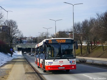 Rezerwowy Solbus jeździł pod koniec kontraktu.