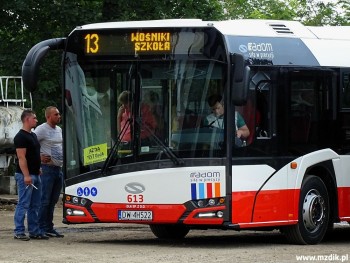 W Zajezdni Wincentów tuż przed jazdą testową.
