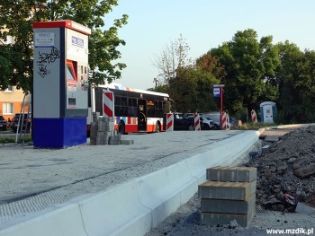 Na Zamłyniu także jest już gotowy nowy peron.