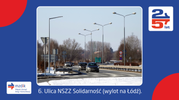 Ulica NSZZ Solidarność (wylot na Łódź).