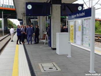 Nowy przystanek kolejowy Radom Wschodni.