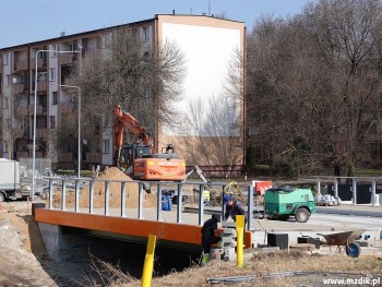 Nowa płyta pomostu jest już praktycznie gotowa.