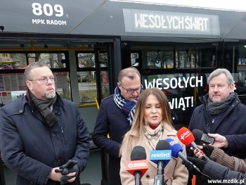 O autobusie mówiła także Katarzyna Kalinowska.