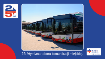 Wymiana taboru komunikacji miejskiej.