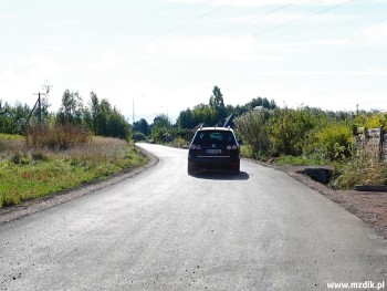 Ulica Sołtykowska od strony ostatnich posesji.