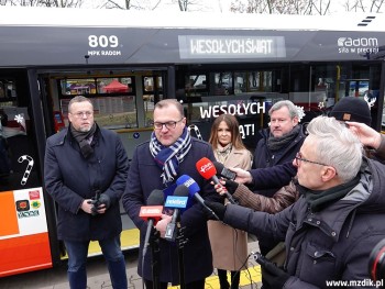 Nowy pojazd prezentował Radosław Witkowski.