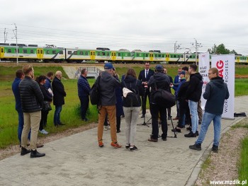 Briefing prasowy inaugurujący budowę trasy.