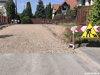 Na fragmencie ulicy Chłodnej roboty już trwają.