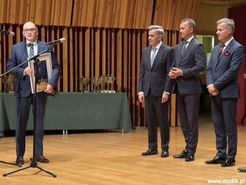Krótkie przemówienie po otrzymaniu statuetki.