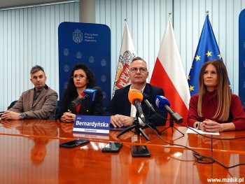 Konferencja prasowa w sprawie Bernardyńskiej.