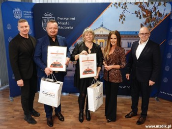 Przedstawiciele konsorcjum z podziękowaniami.