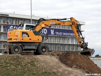 Nasyp będzie wydłużony w kierunku północnym.