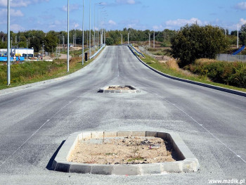 Budowa etapu trasy N-S na osiedlu Nad Potokiem.
