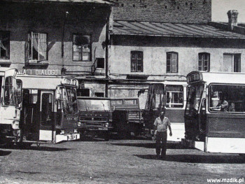 Dawna zajezdnia autobusowa MPK na Zamłyniu.