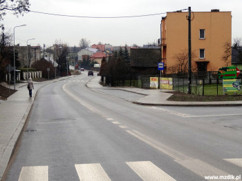 Przebudowana ulica Witkacego na Malczewie.