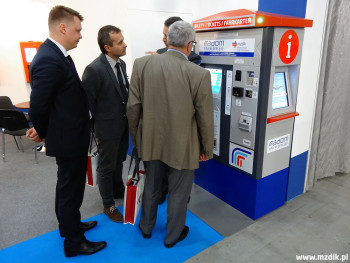 Radomski biletomat na targach Transexpo 2014.