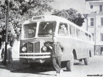 Radomski autobus z okresu lat 50. XX wieku.