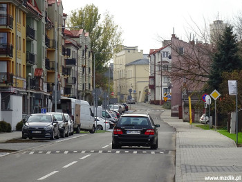 Ulica Wolność po kompleksowej przebudowie.