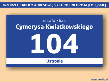 Wzorzec tablicy adresowej SIM w Radomiu (7).