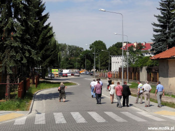 Drogi na terenie Strefy Łucznik na Plantach.