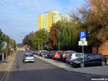 Przebudowany odcinek ulicy Cichej na Plantach.