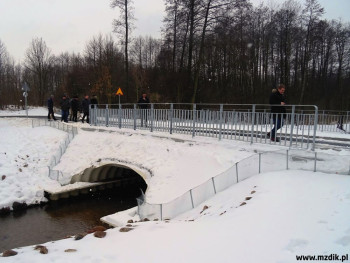 Zbudowany od nowa przepust pod ulicą Owalną.