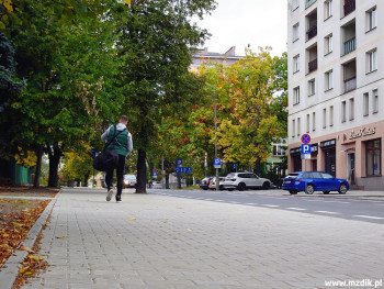 Wyremontowany chodnik przy ulicy Kościuszki.