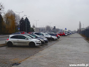 Ulica Fołtyn bezpośrednio po zakończeniu prac.