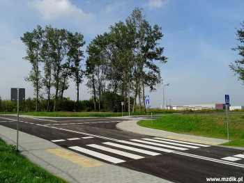 Nowe drogi w strefie przemysłowej na Wośnikach.