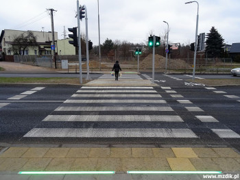 Sygnalizacja na przejściu przez Czarnieckiego.