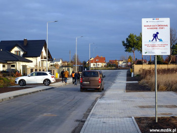 Zbudowany od podstaw odcinek ulicy Źródłowej.