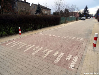 Nowa nawierzchnia z kostki na ulicy Styczniowej.