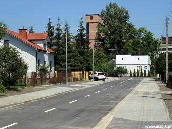 Wybudowana ulica Tkacka na południu Plant.