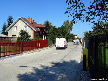 Odbiór końcowy robót na ulicy Radostowskiej.