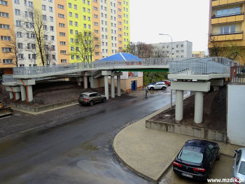 Nowa kładka dla pieszych nad Sandomierską.