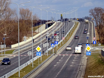 Wiadukt na alei Wojska Polskiego po otwarciu.