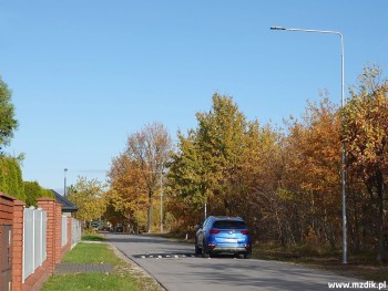 Nowe lampy oświetleniowe przy ulicy Nowacia.