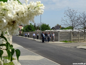Odbiór końcowy inwestycji na ulicy Koneckiej.