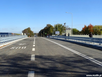 Nowy wiadukt u zbiegu ulic Struga i Kozienickiej.